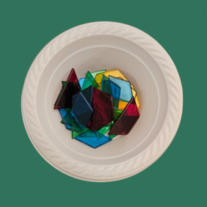 Plastic Fraction Blocks with Bowl: Ten Sets